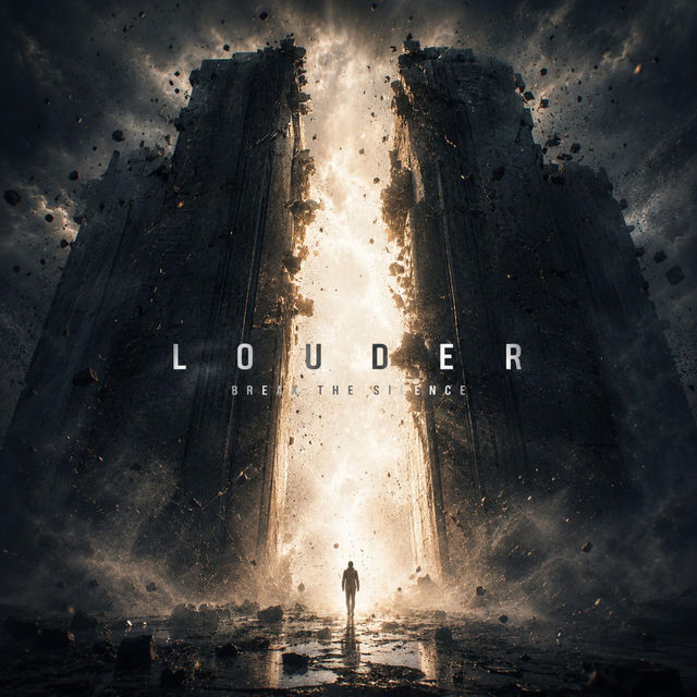 Louder — single cover art, TheShokesProject