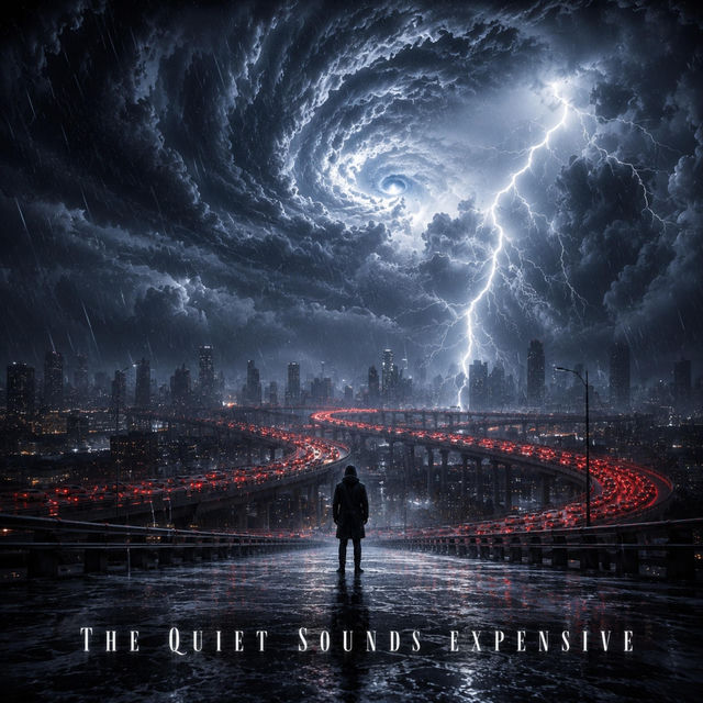 The Quiet Sounds Expensive — single cover art, TheShokesProject